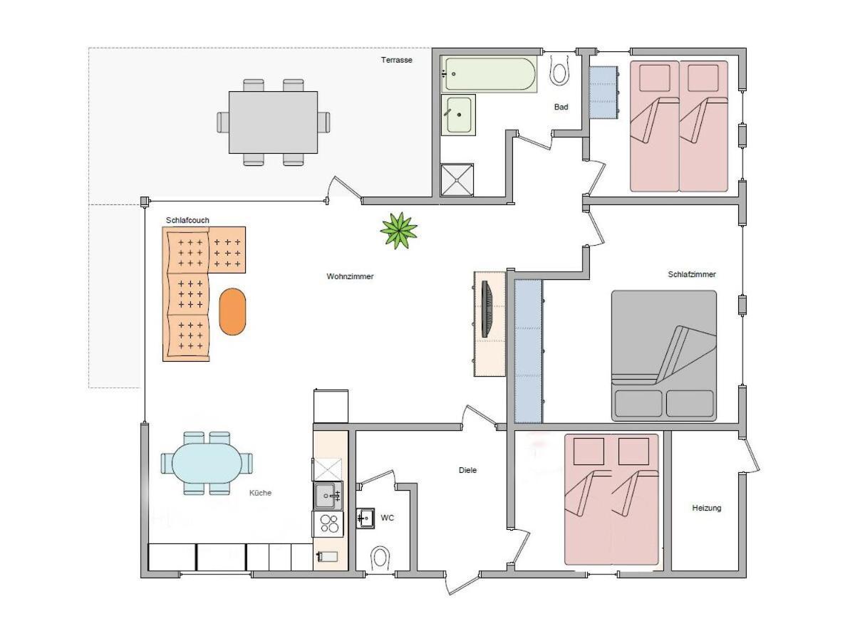 משדה Ferienhaus Dana מראה חיצוני תמונה